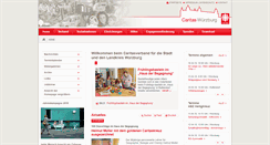 Desktop Screenshot of caritas-wuerzburg.org